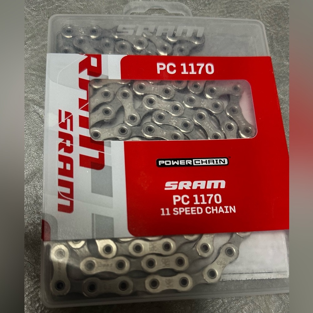 SRAM PC-1170 Chain - 11-Speed, 114 Links, Silver/Gray